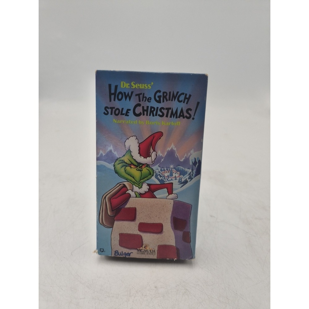 How the Grinch Stole Christmas (VHS, 1990)  Narrated By Boris Karloff